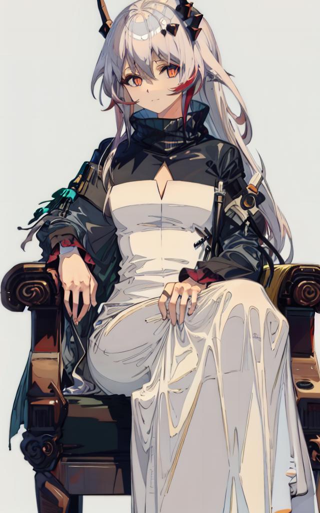 Blue Lady Throne, anime girl, cute, HD phone wallpaper | Peakpx